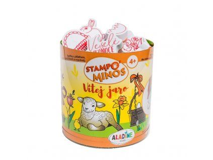 razitka s pribehem stampominos jaro a velikonoce